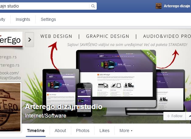 ARTerEgo Facebook page